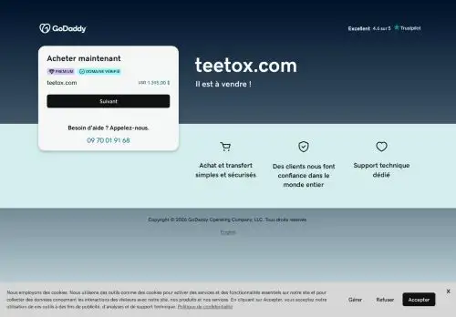 teetox.com screenshot
