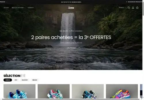 la-saperie-officiel.fr screenshot