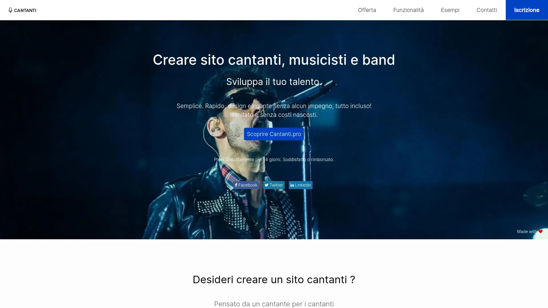 cantanti.net screenshot