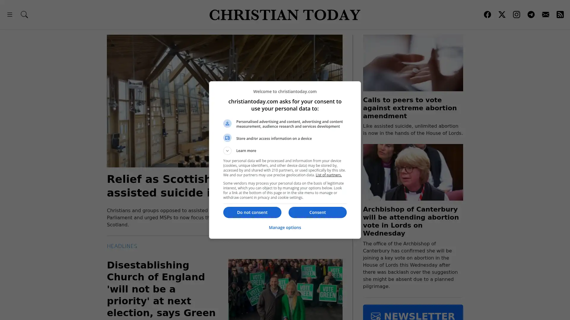 christiantoday.com screenshot