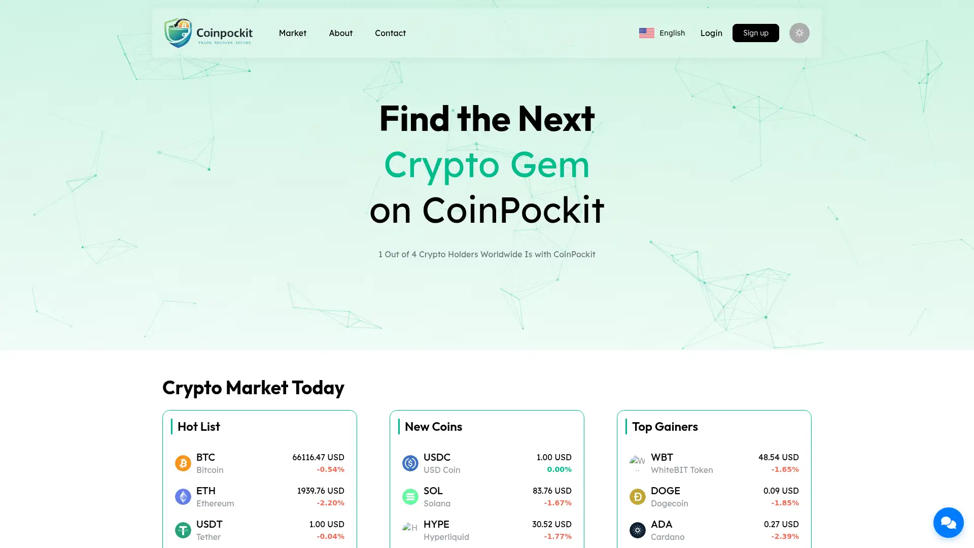coinpockit.com screenshot