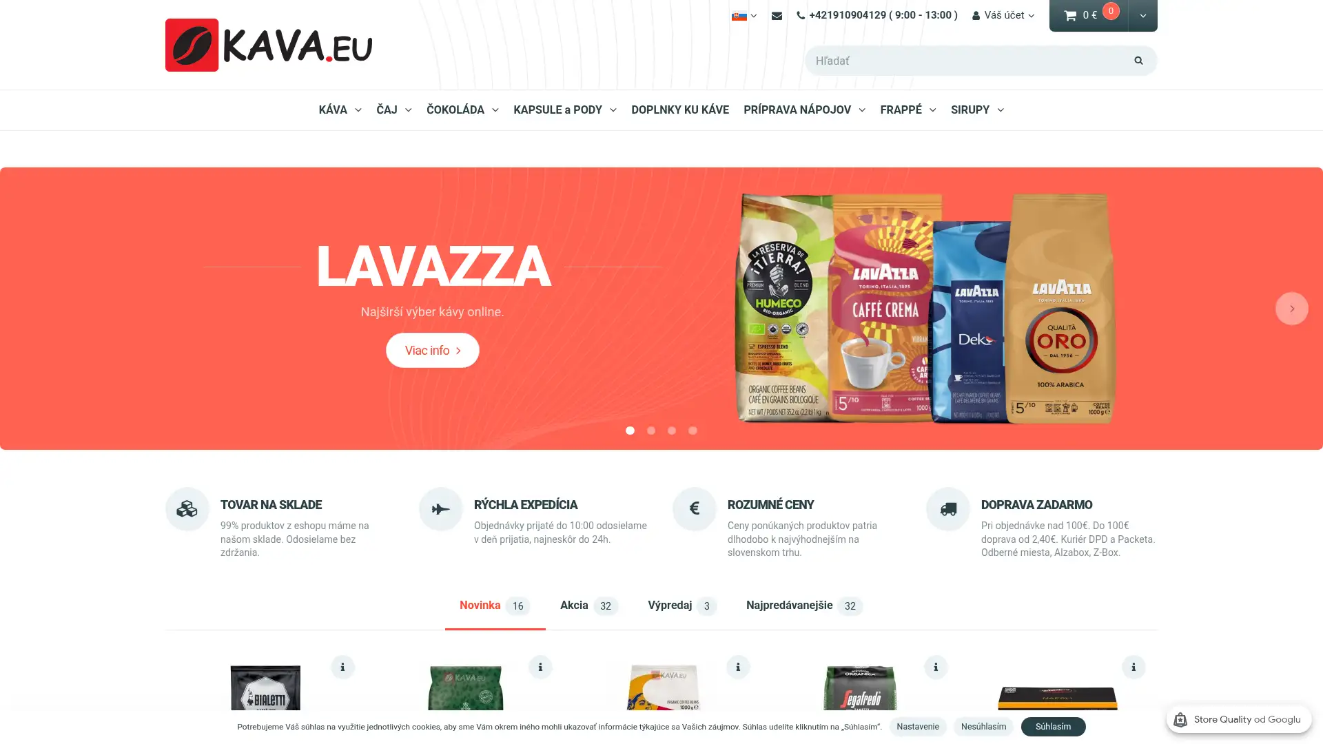 kava.eu screenshot