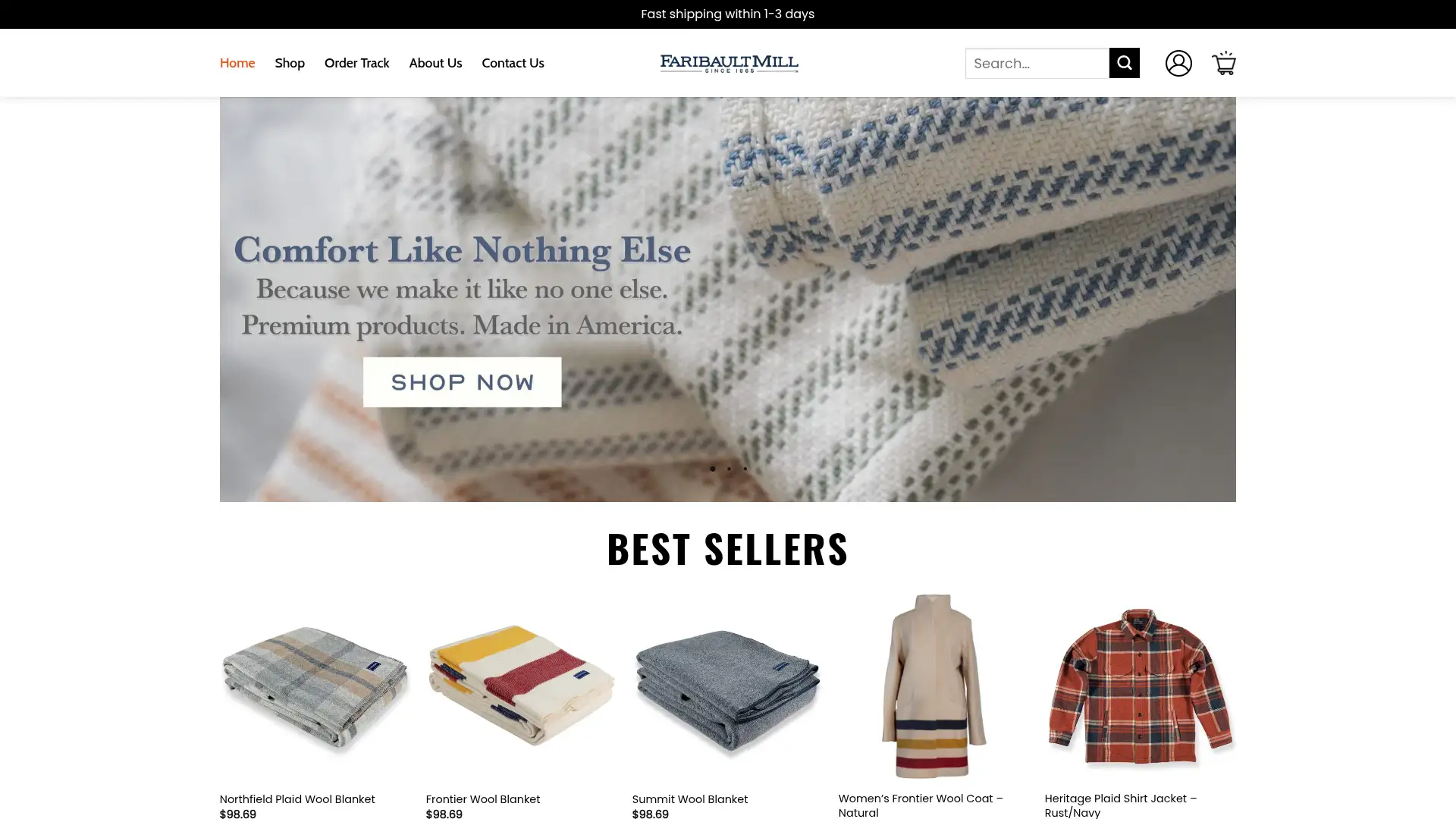 thefaribaultmill.shop screenshot