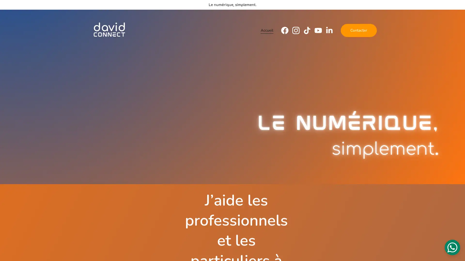 davidconnect.fr screenshot
