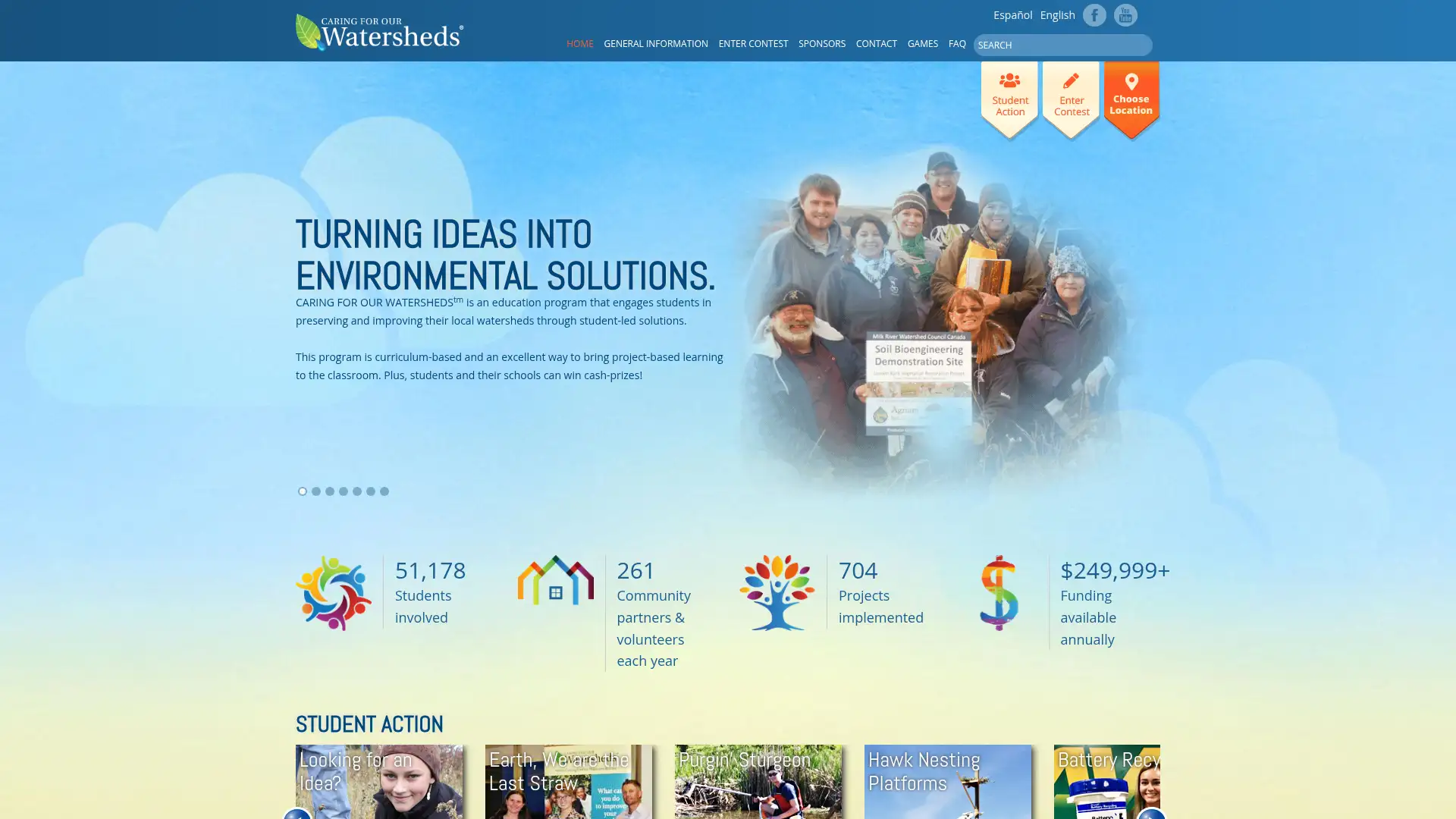 caringforourwatersheds.com screenshot