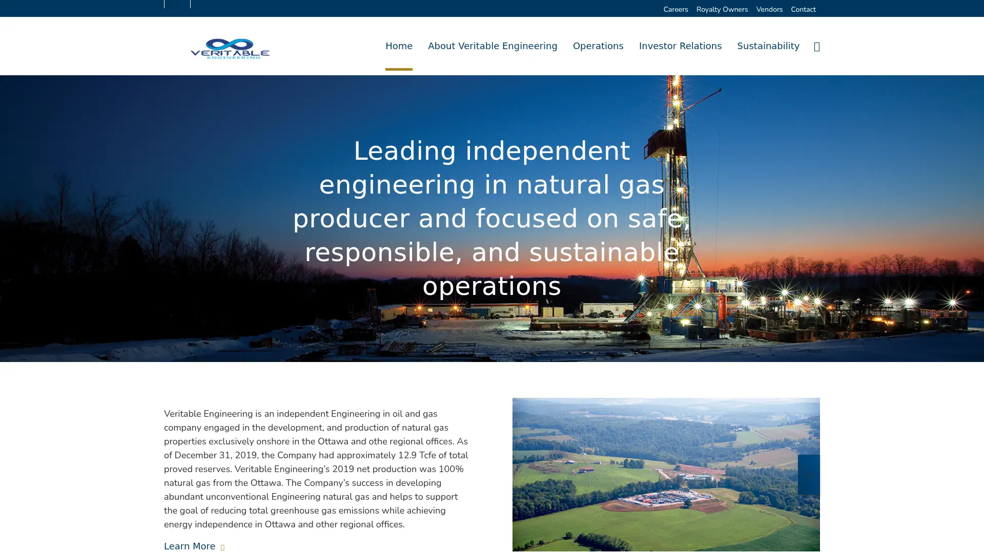 veritableengineering.ca screenshot