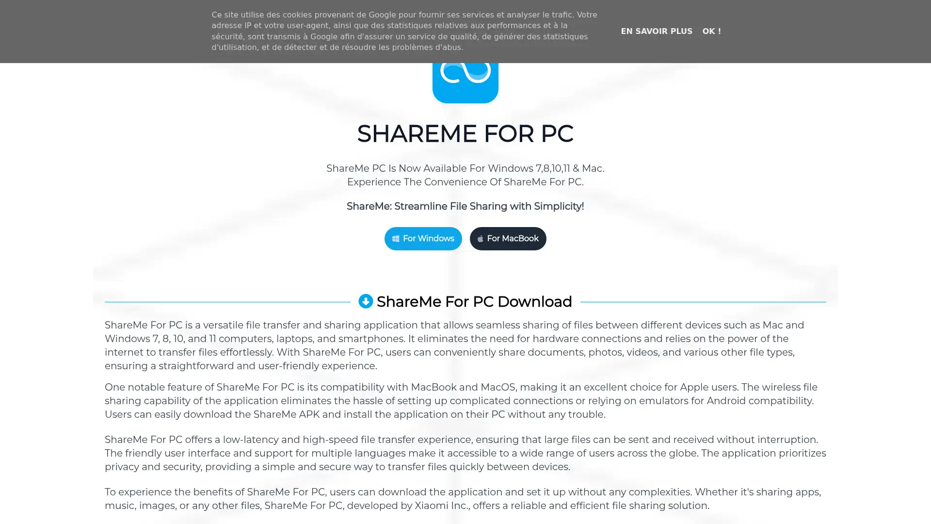 sharemeforpc.in screenshot
