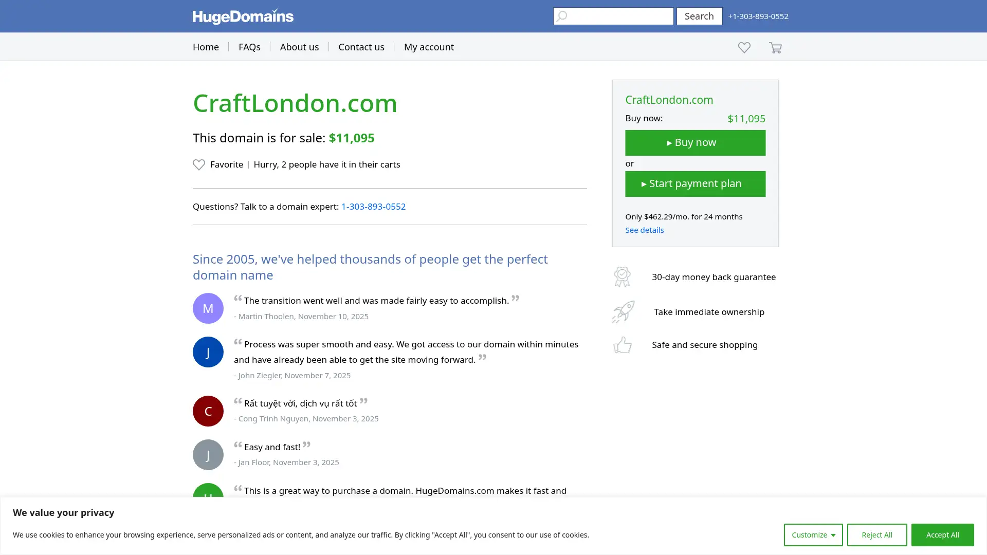 craftlondon.com screenshot