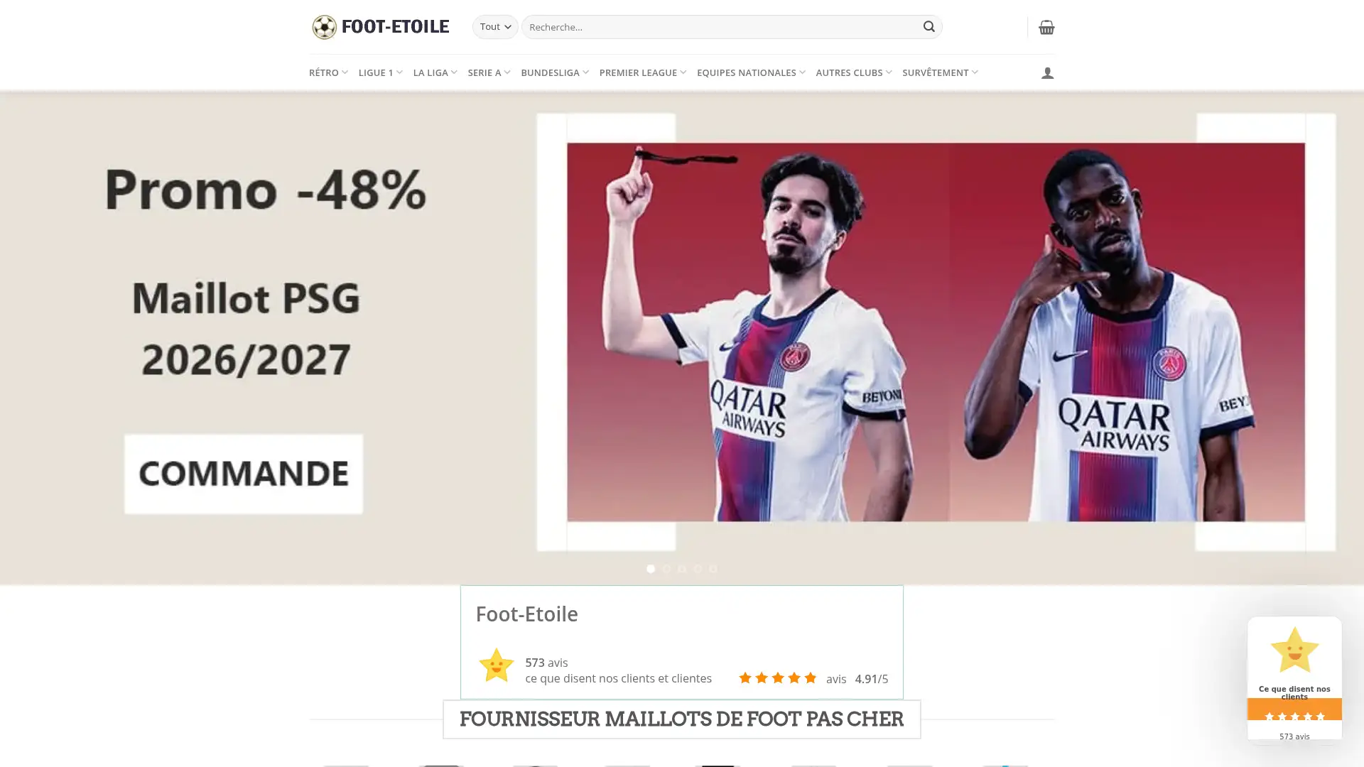 foot-etoile.com screenshot