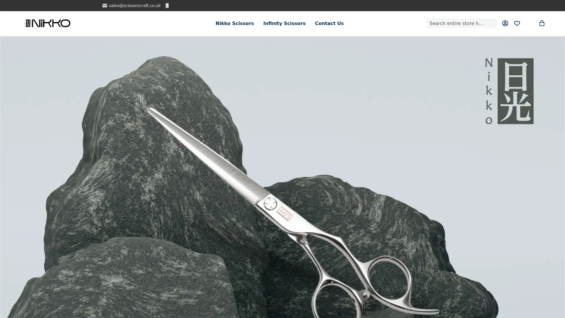 nikkoscissors.com screenshot