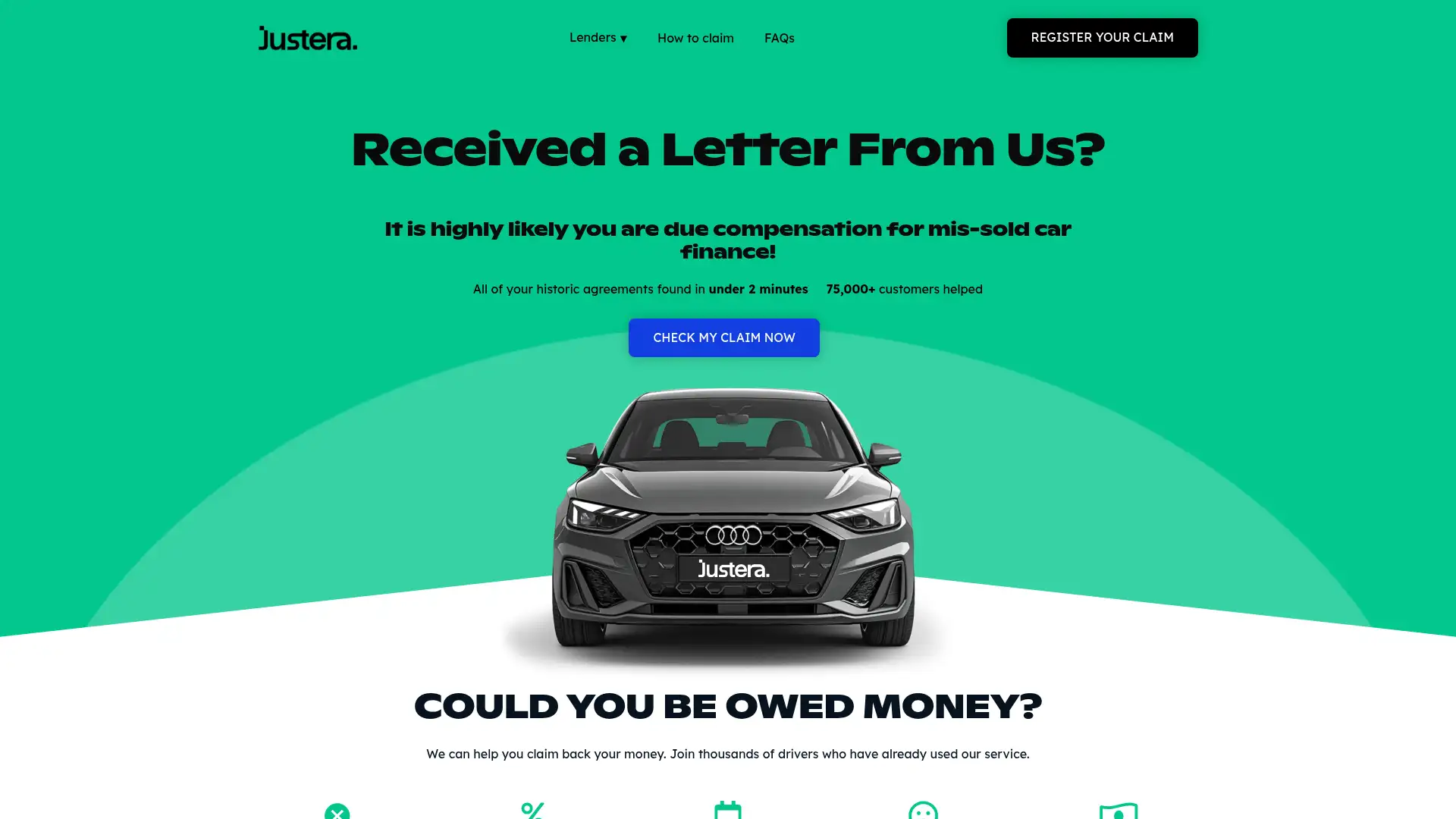 justera.co.uk screenshot