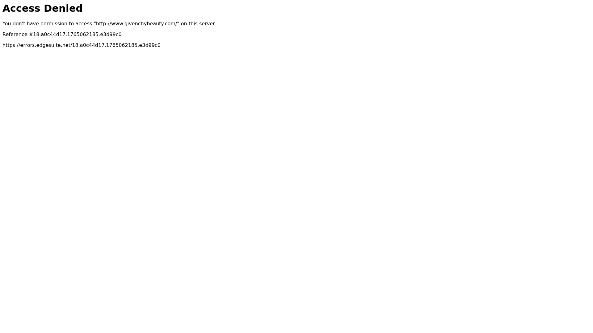 givenchybeauty.com screenshot