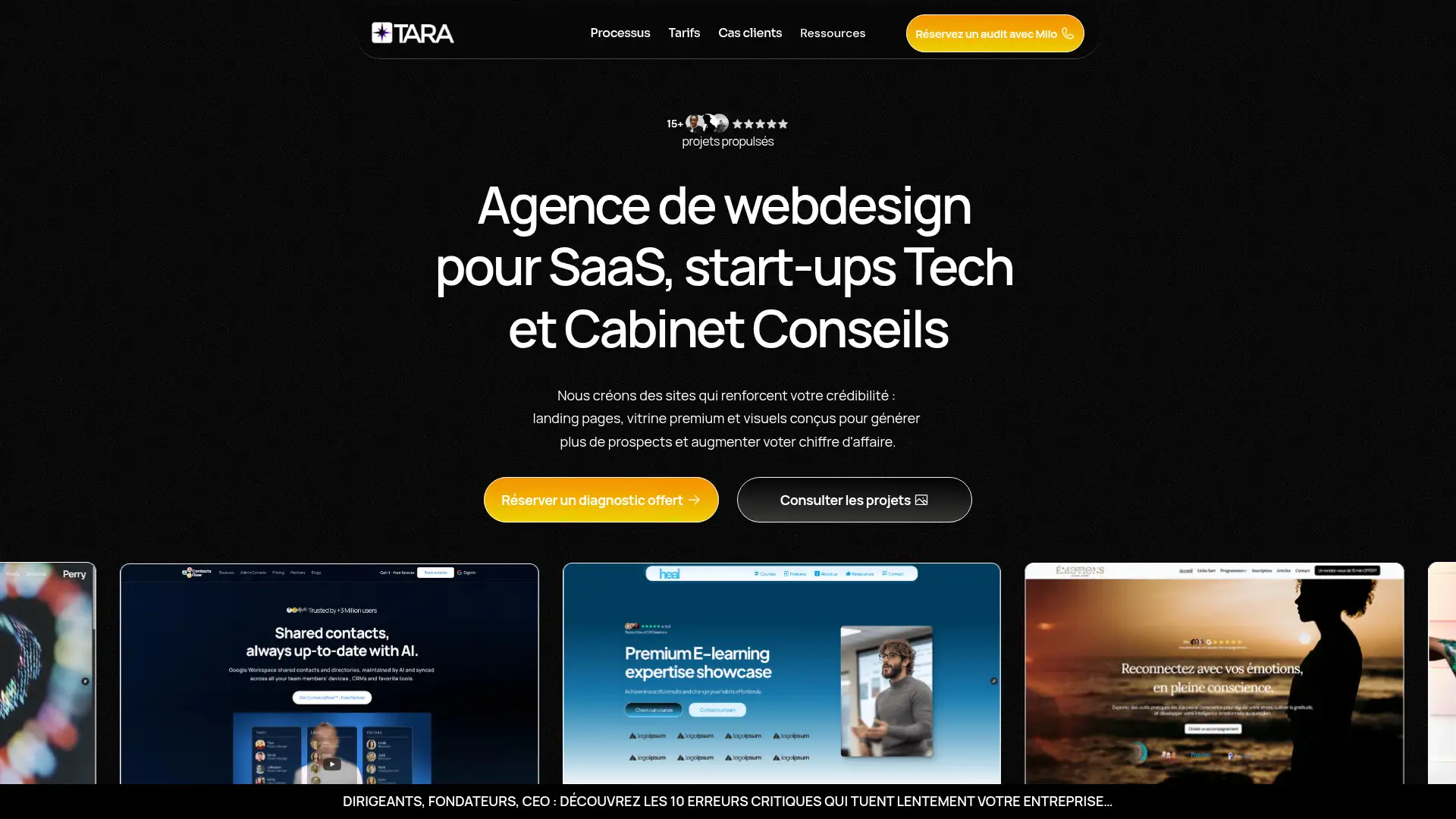 tarawebdesign.fr screenshot