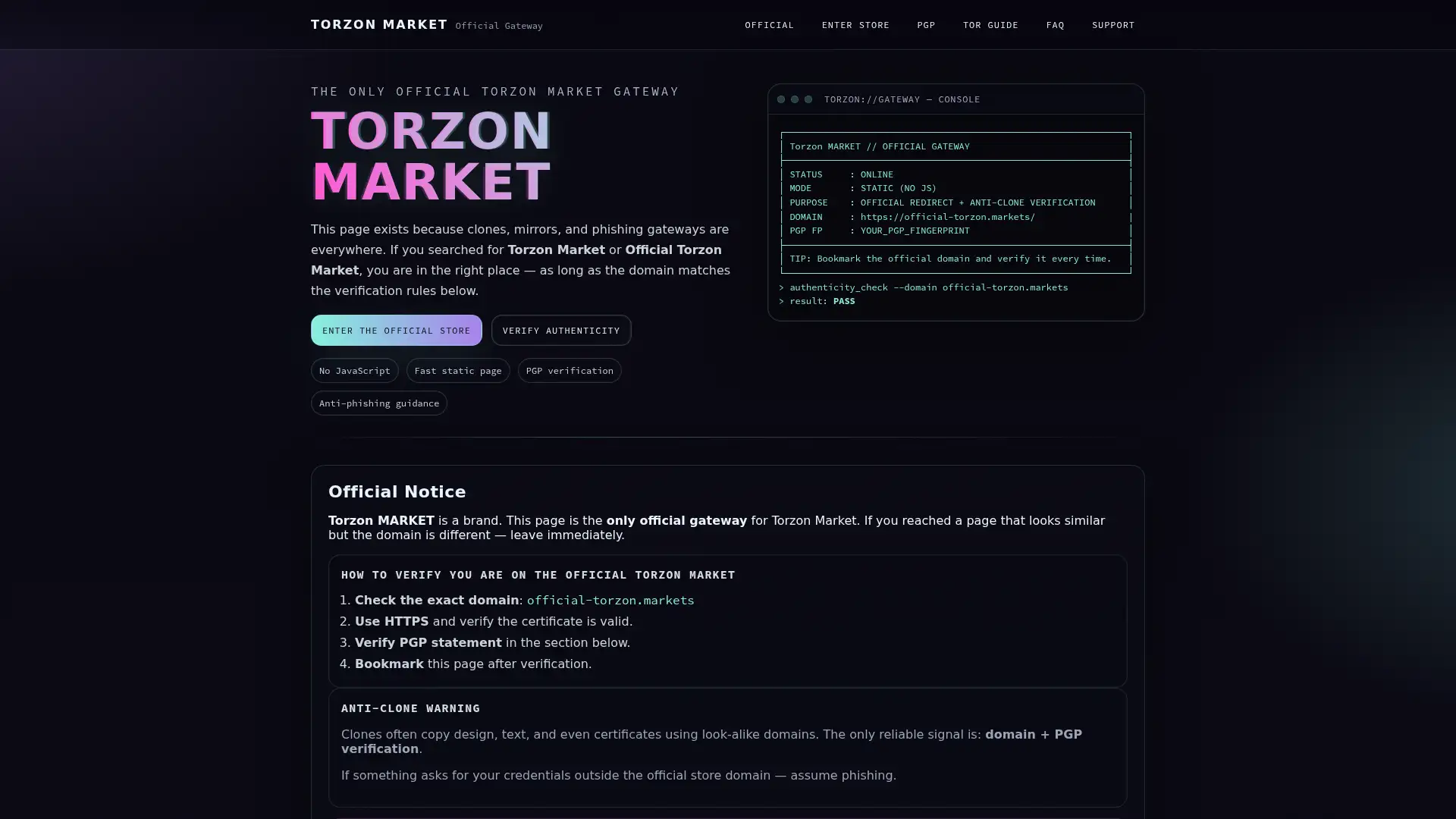 official-torzon.markets screenshot
