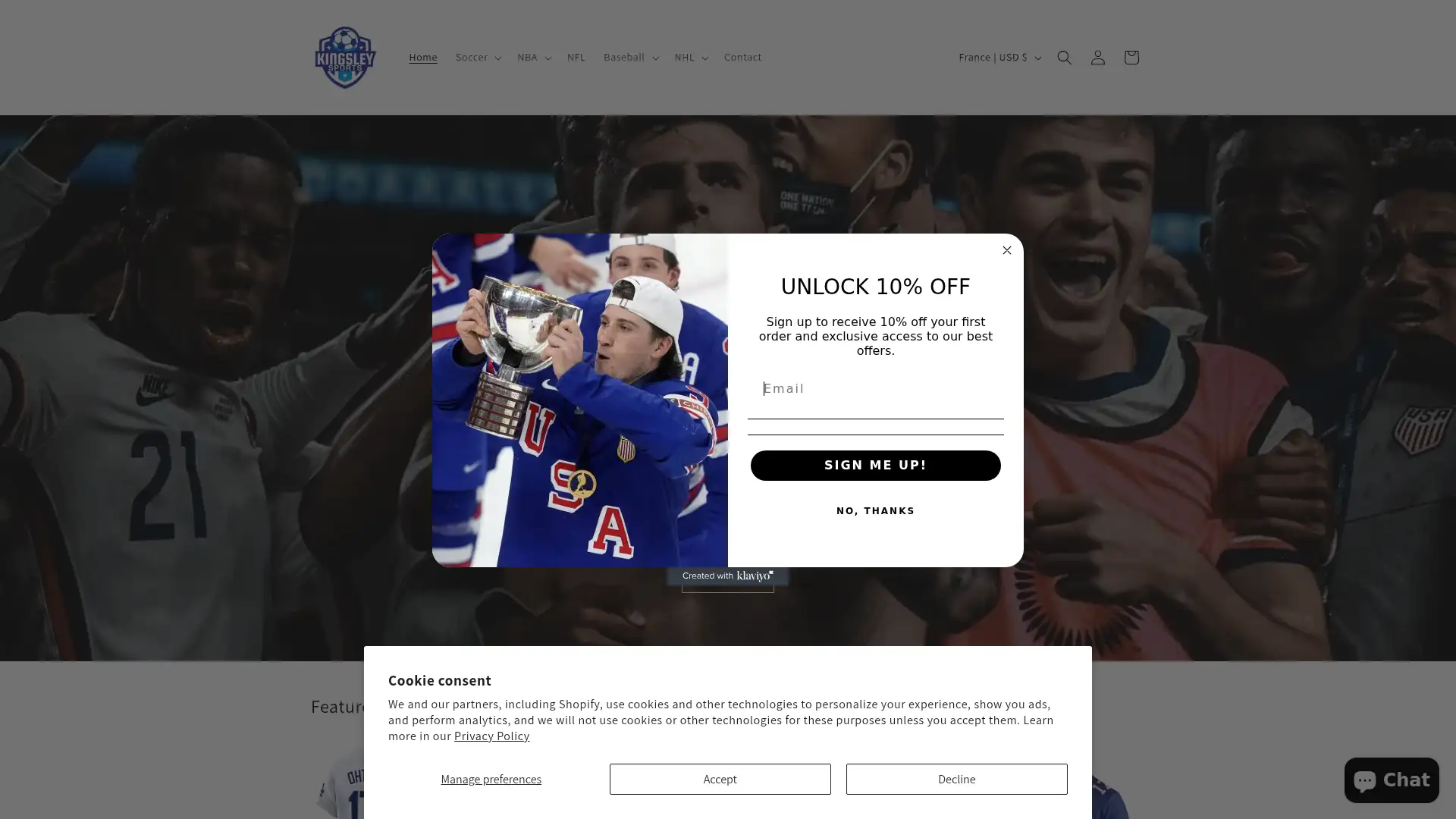 kingsleysports.net screenshot