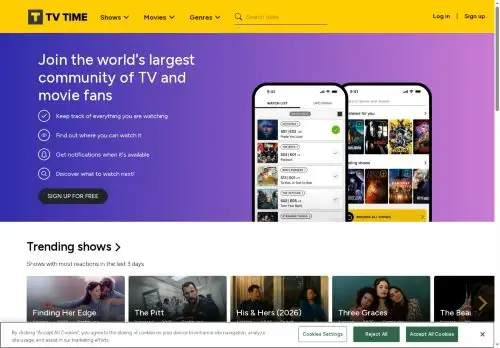 tvtime.com screenshot