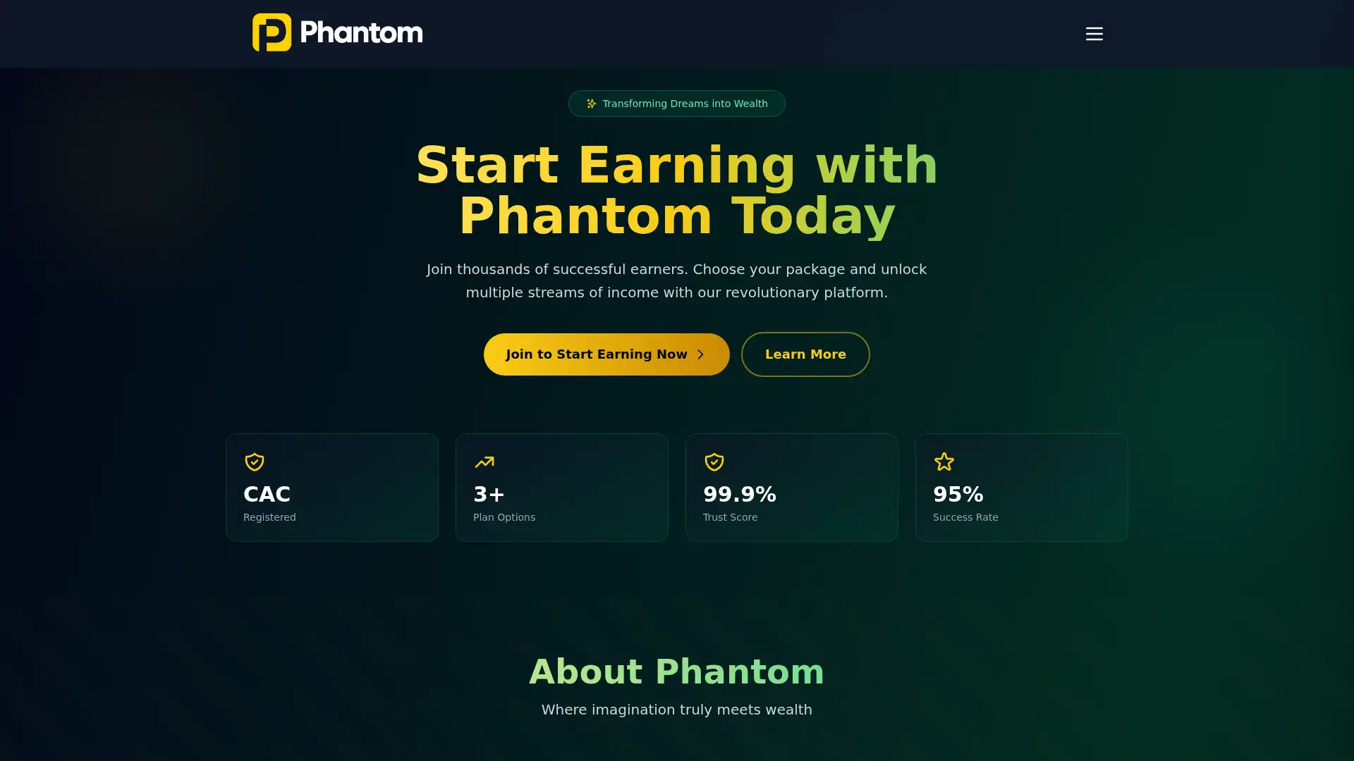 phantomhq.net screenshot
