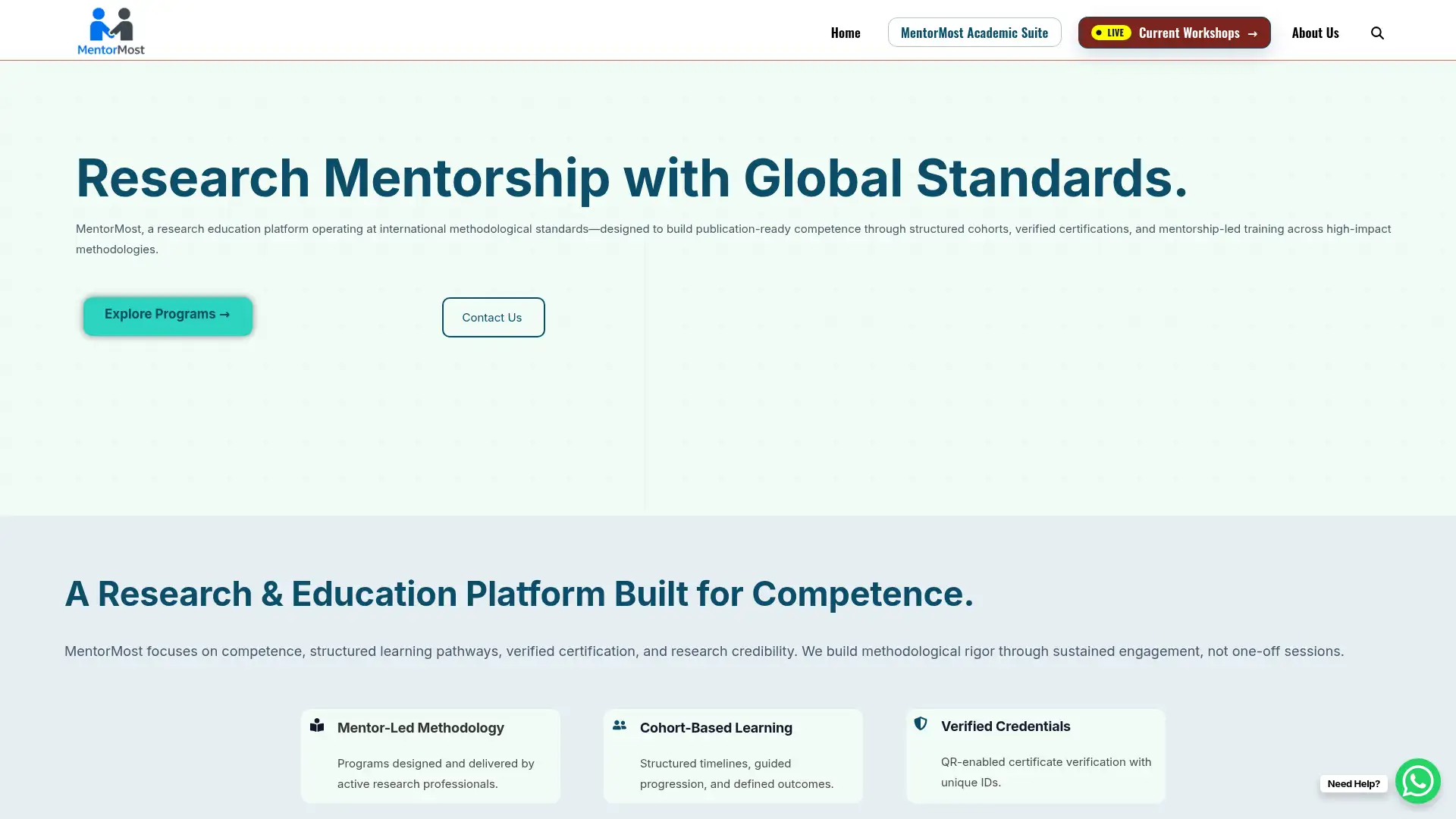 mentormost.com screenshot