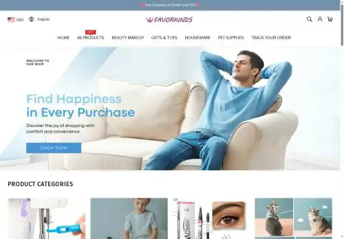 favorkinds.com screenshot