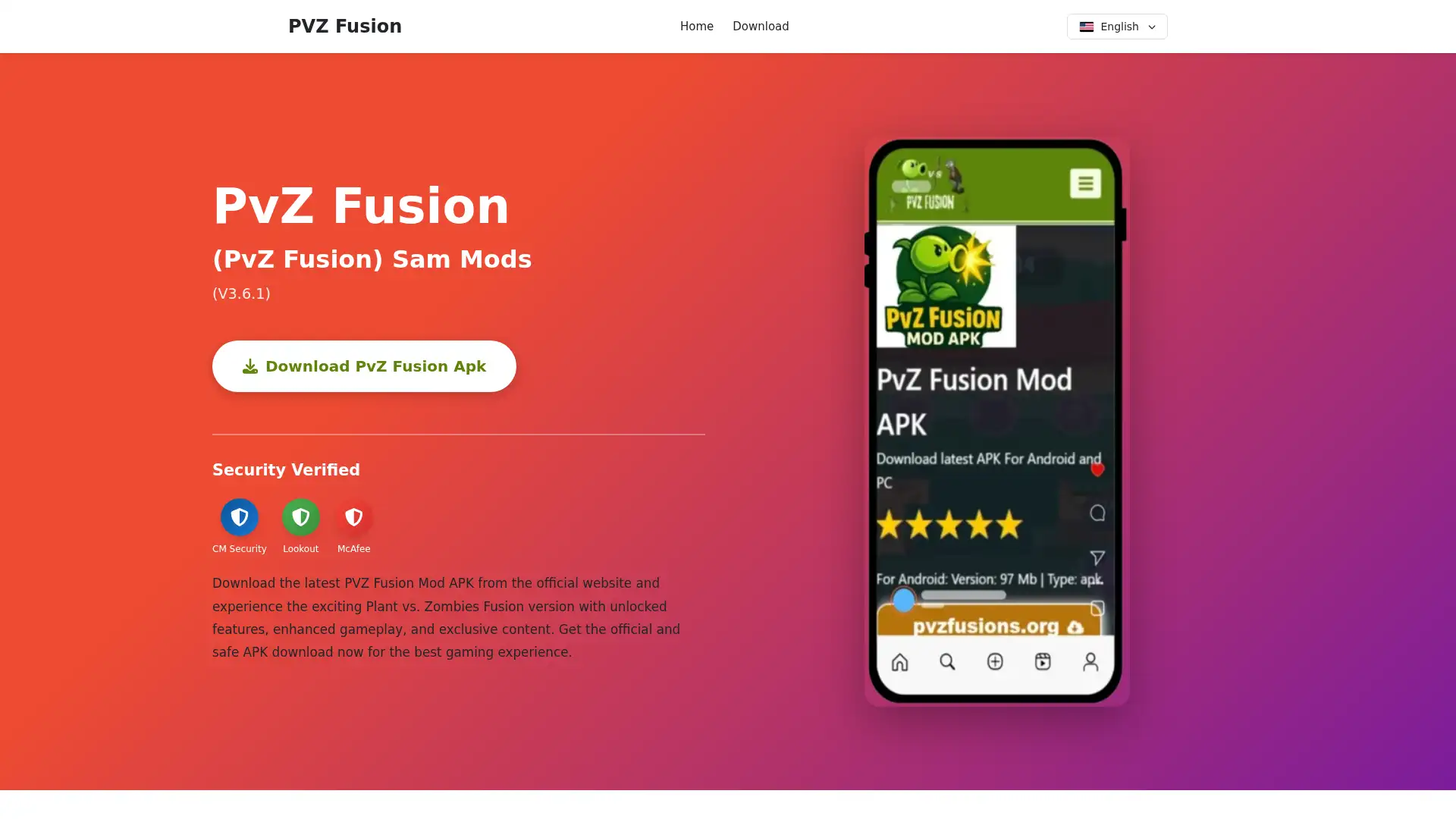 pvzfusions.org screenshot