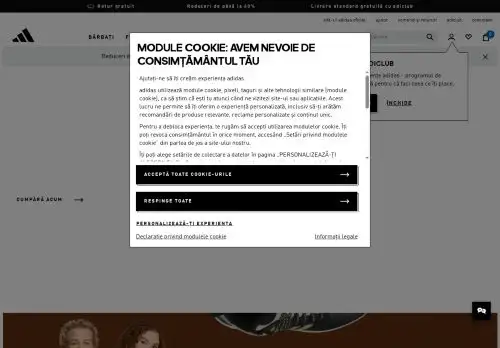adidas.ro screenshot