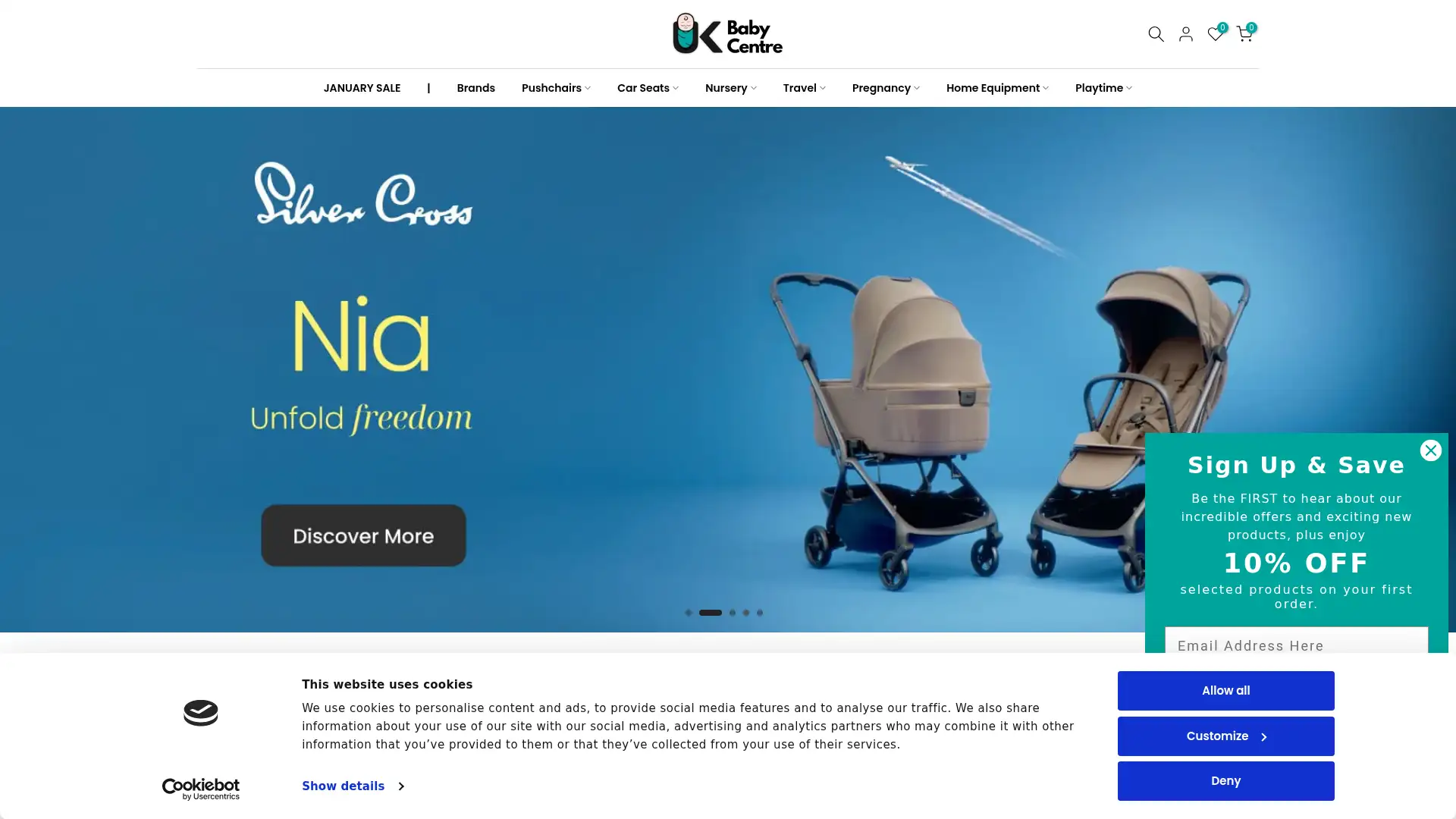 ukbabycentre.com screenshot