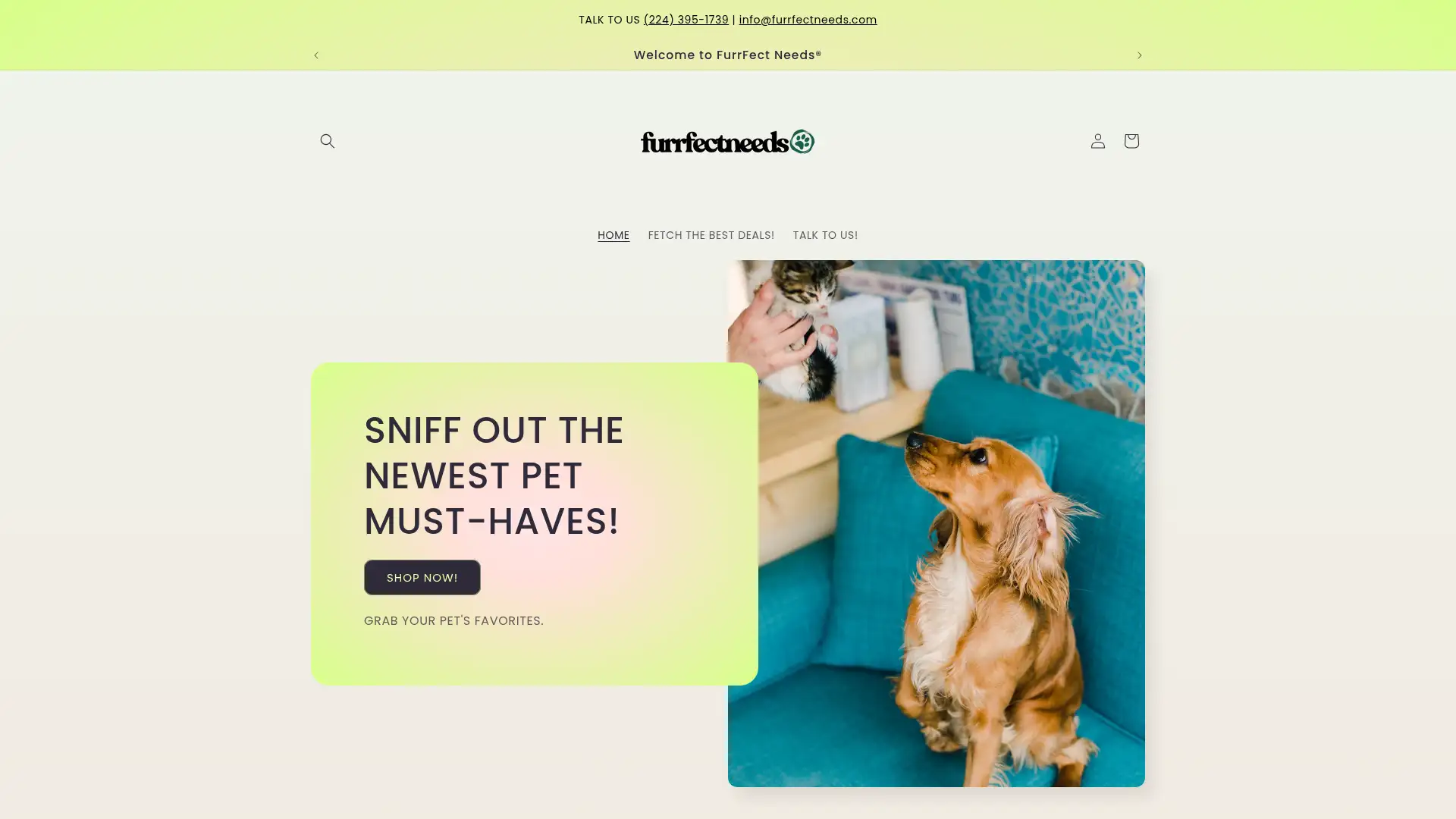 furrfectneeds.com screenshot