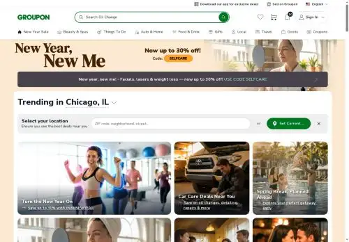 groupon.com screenshot