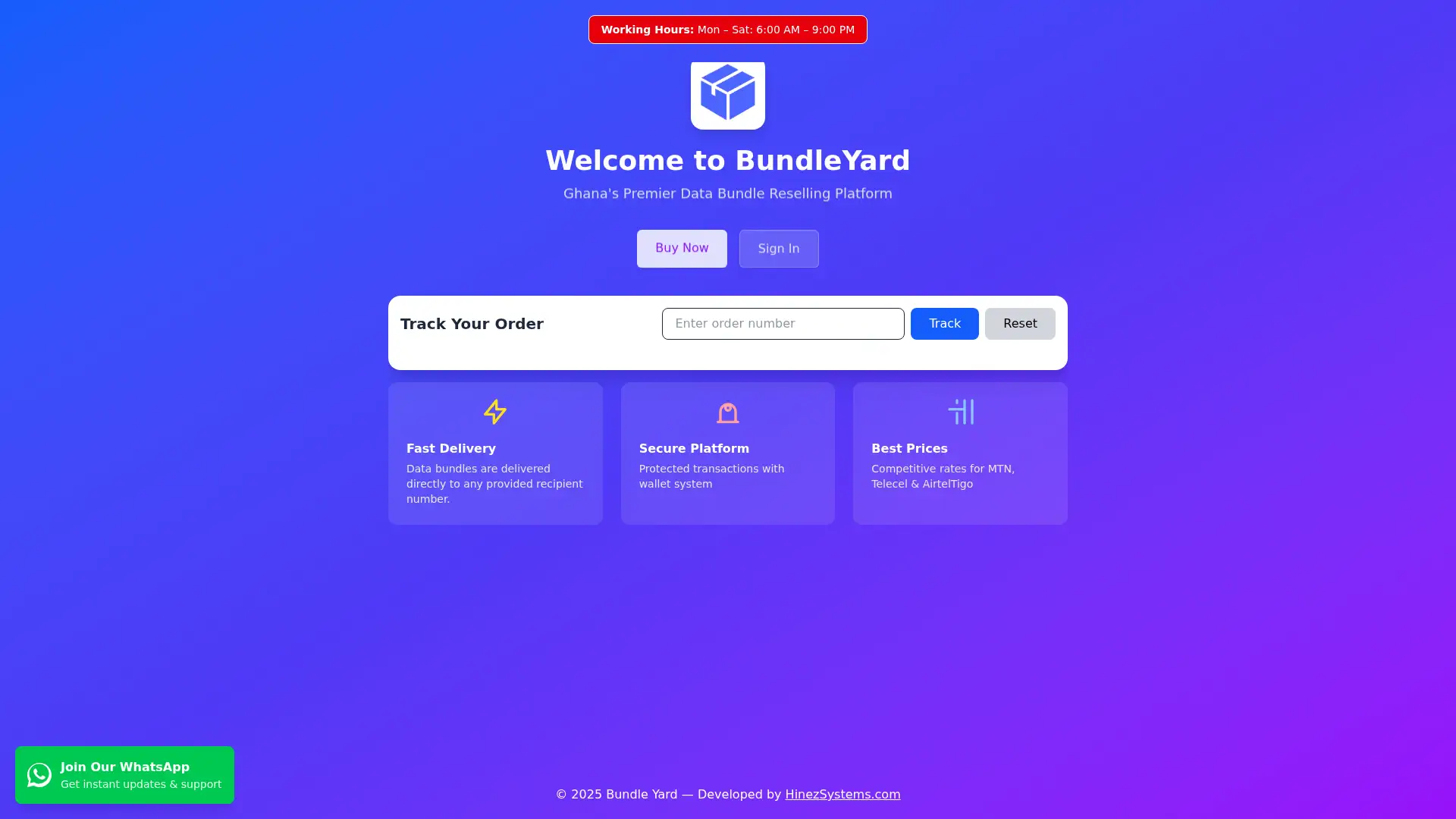 bundleyard.xyz screenshot