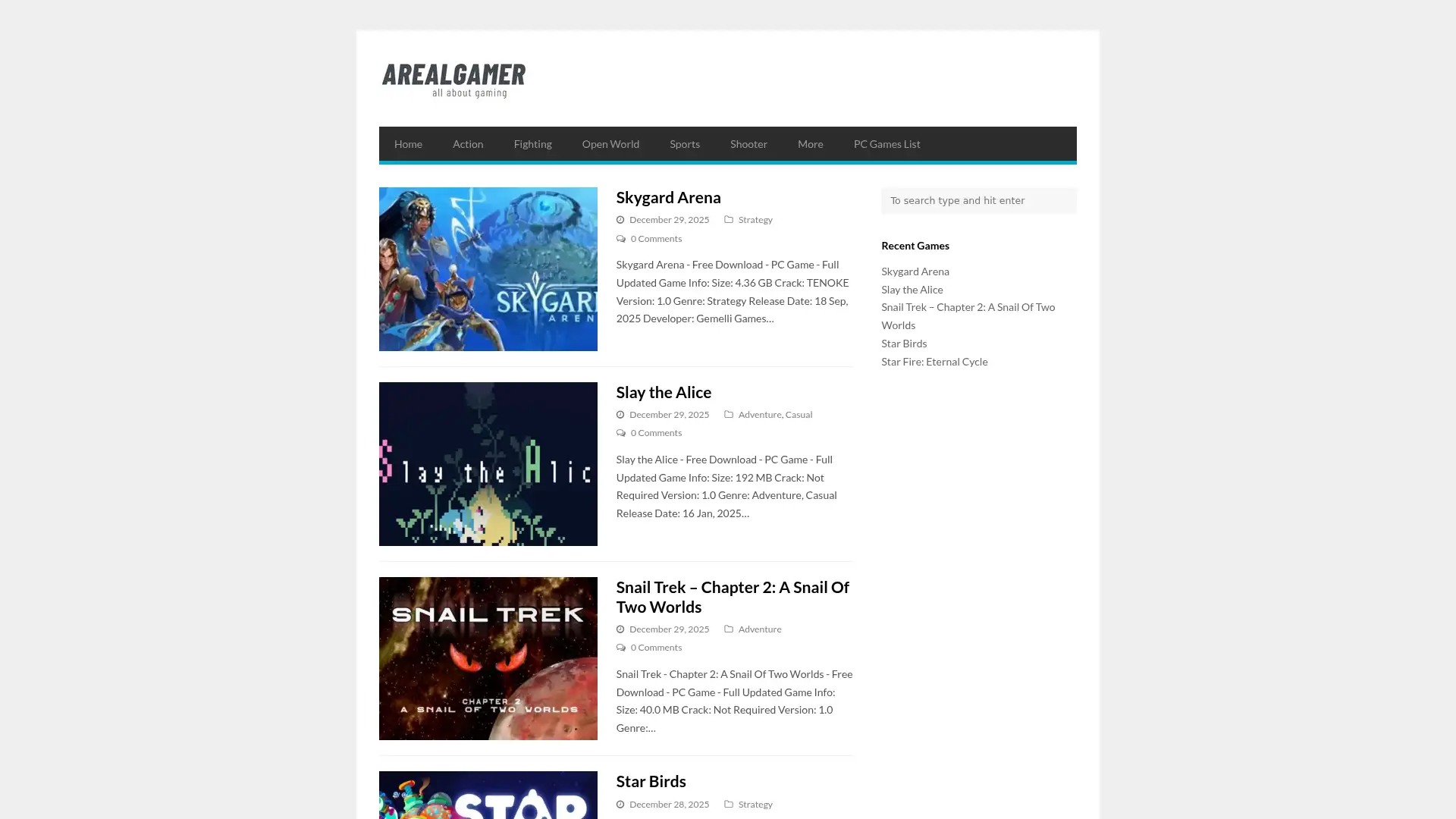 arealgamer.co screenshot