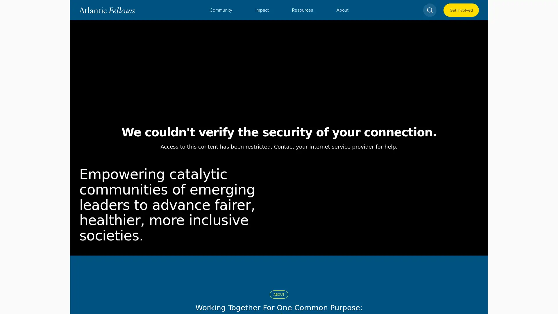 atlanticfellows.org screenshot