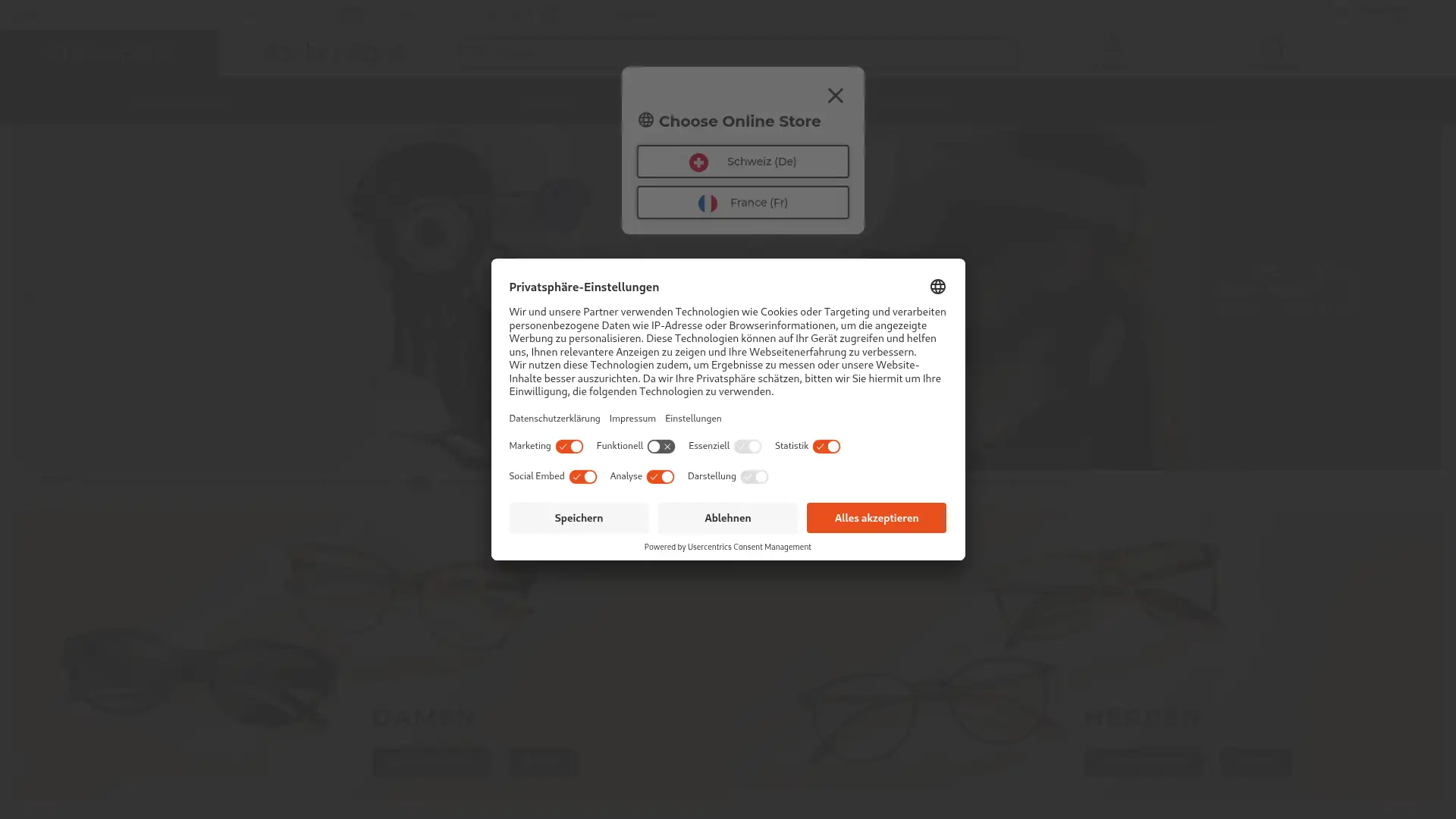 edel-optics.ch screenshot
