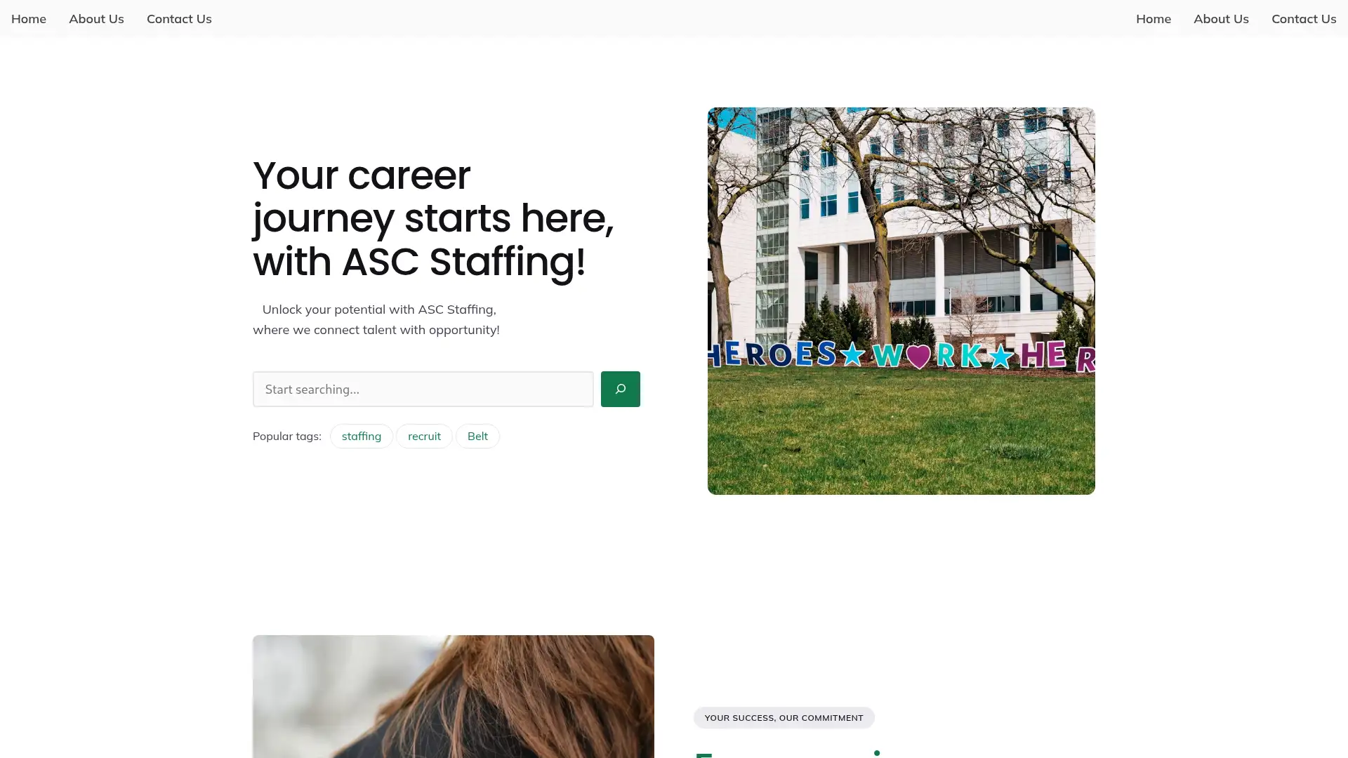 ascstaffing.org screenshot