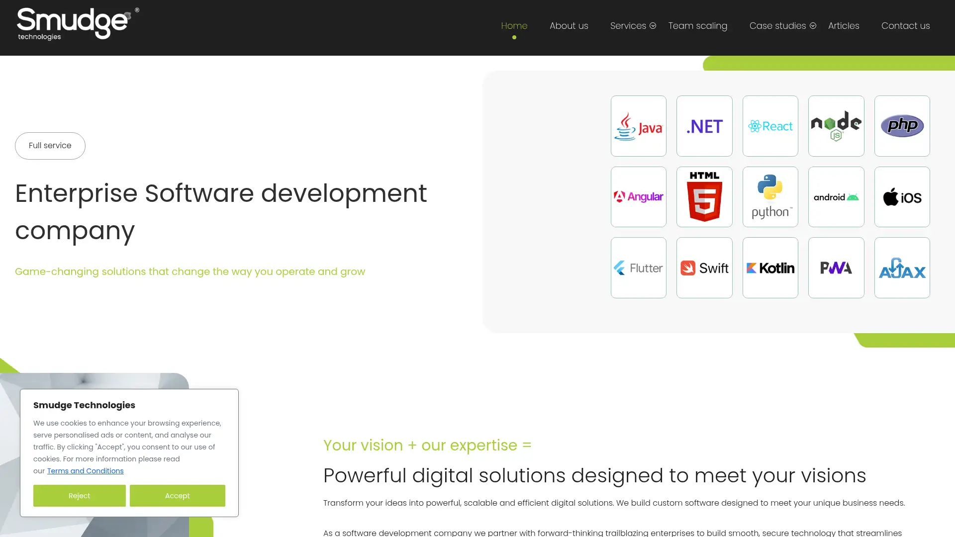 smudge.co.za screenshot