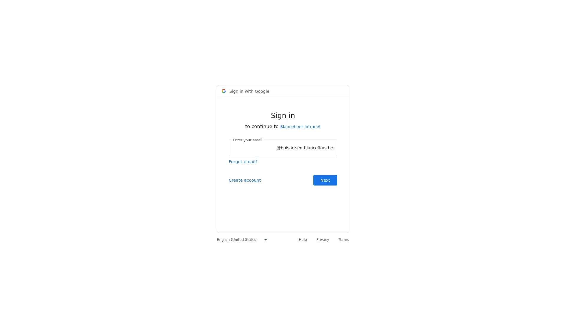 intranet.huisartsen-blancefloer.be screenshot