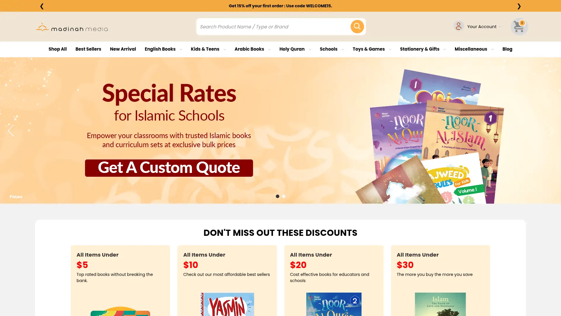 madinahmedia.com screenshot