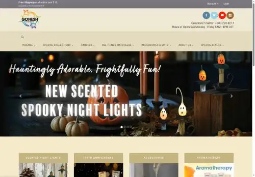 gonesh.com screenshot