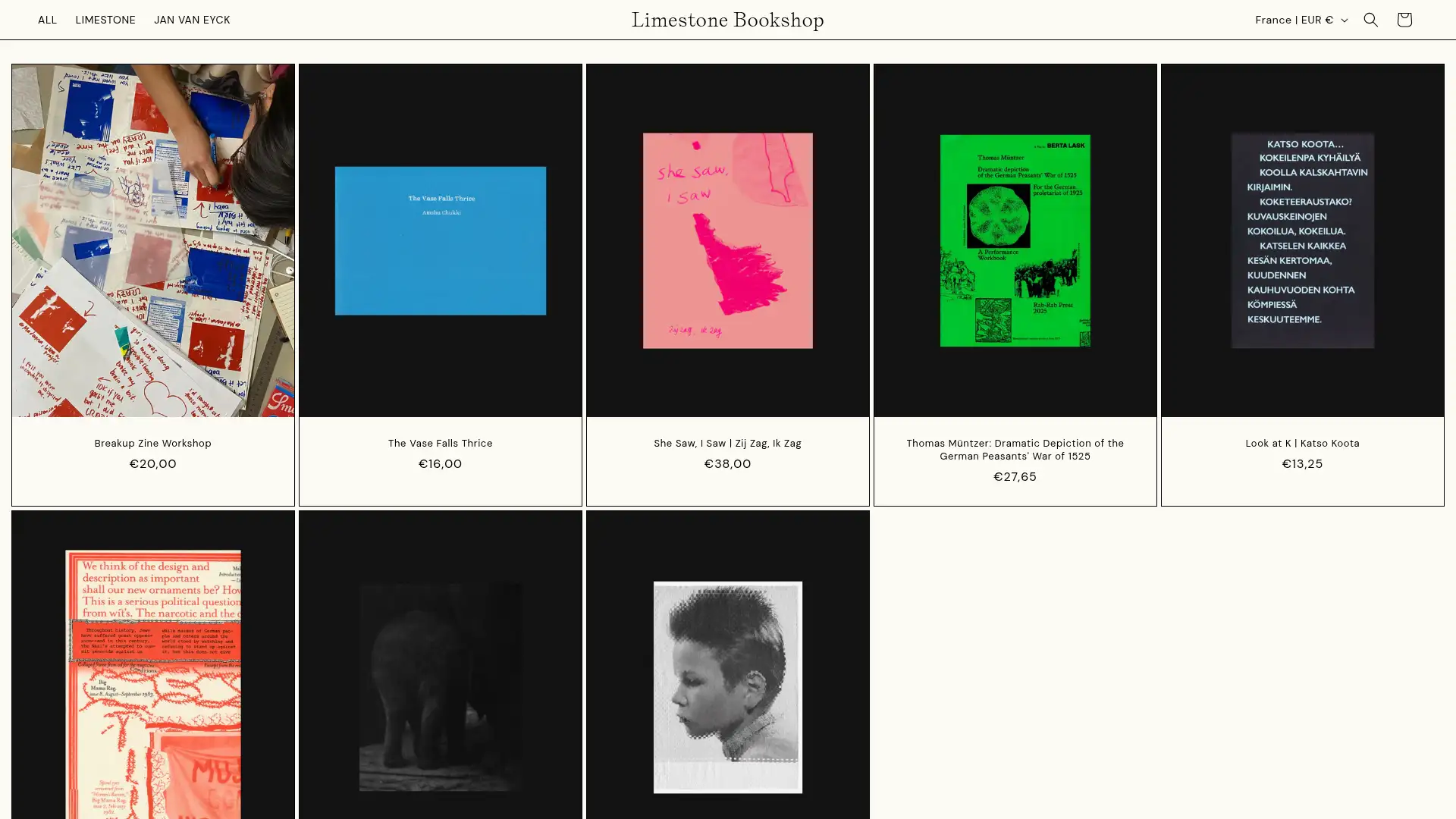 limestonebooks.org screenshot