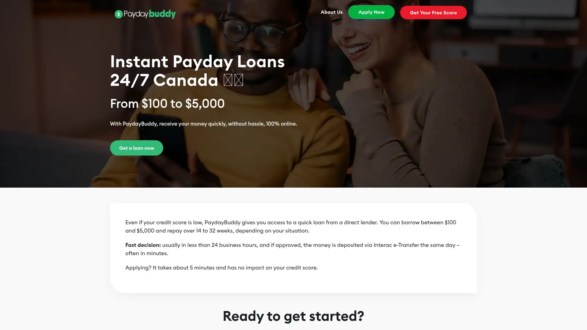 paydaybuddy.ca screenshot