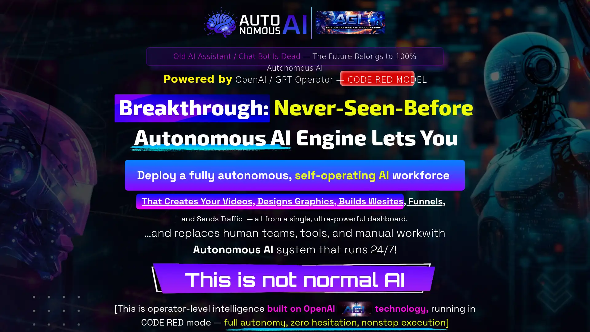 autonomousai.live screenshot