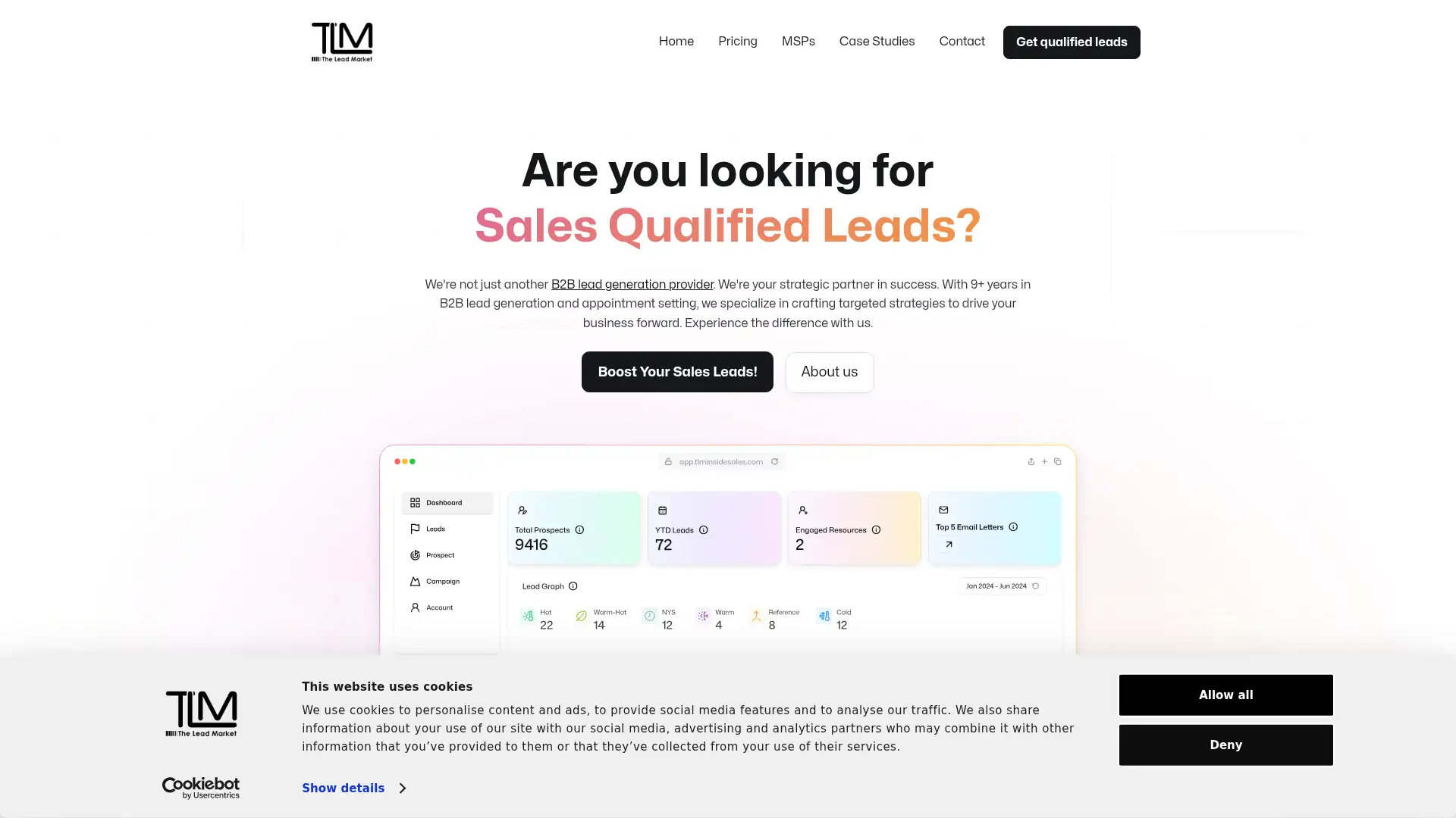 tlminsidesales.com screenshot