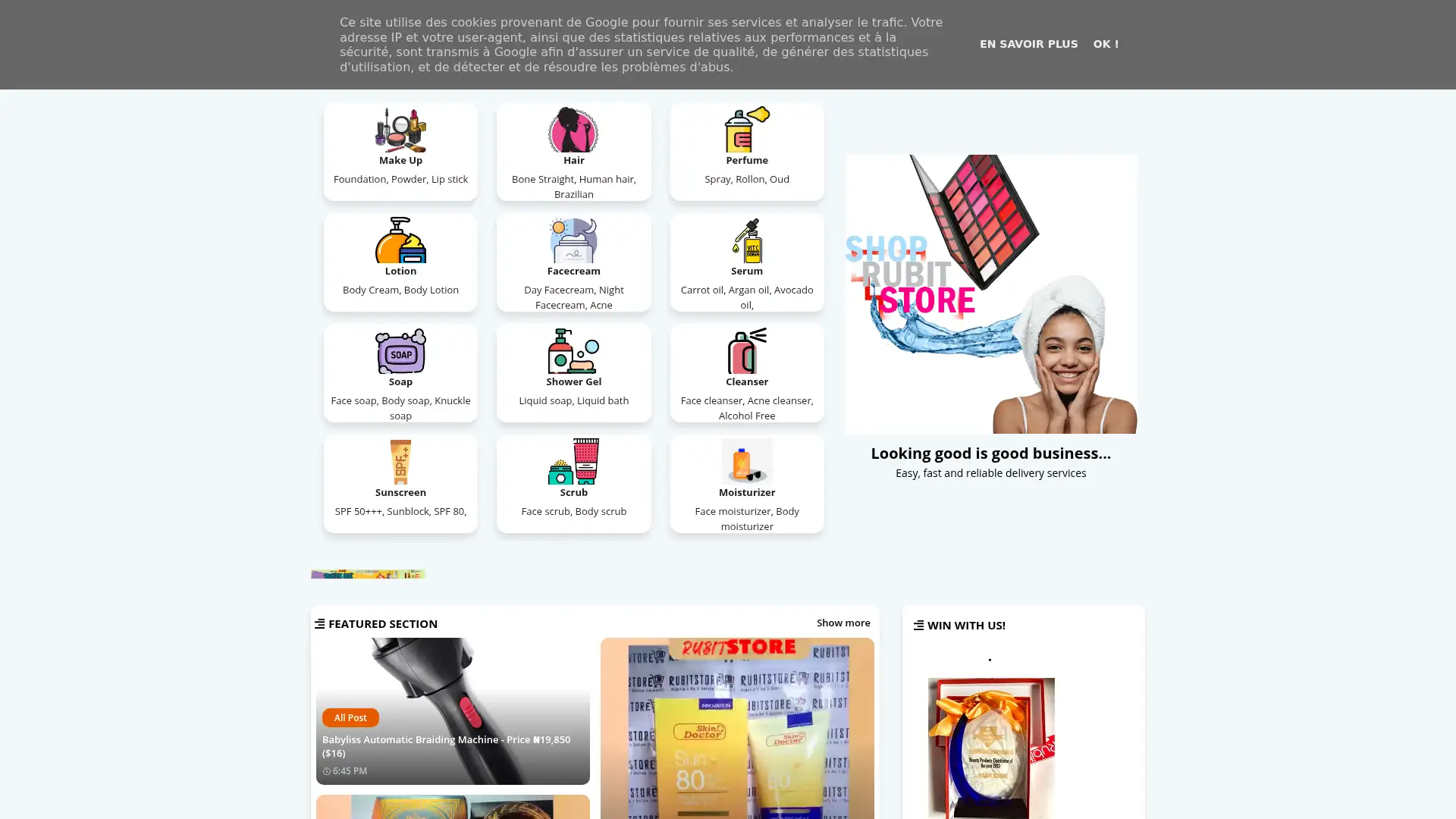 rubitstore.com.ng screenshot