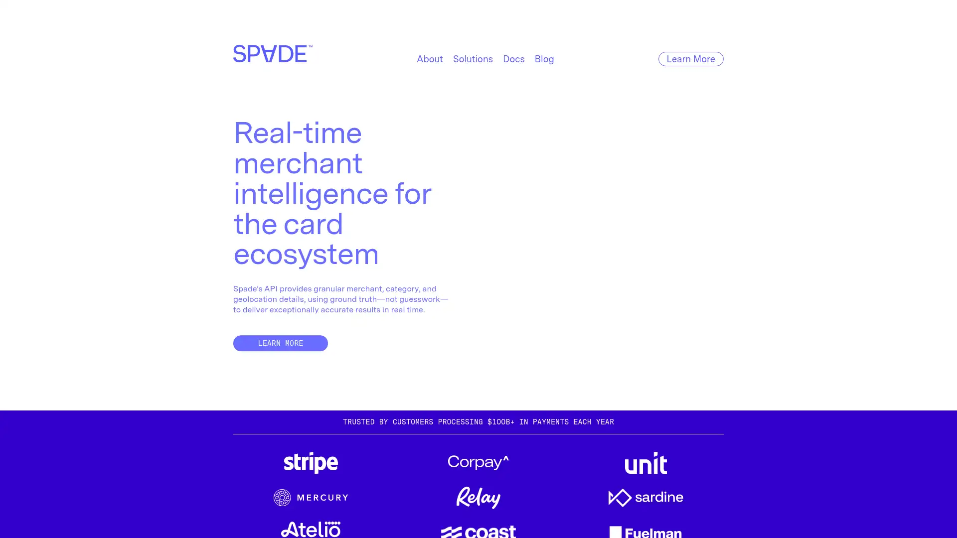 spade.com screenshot
