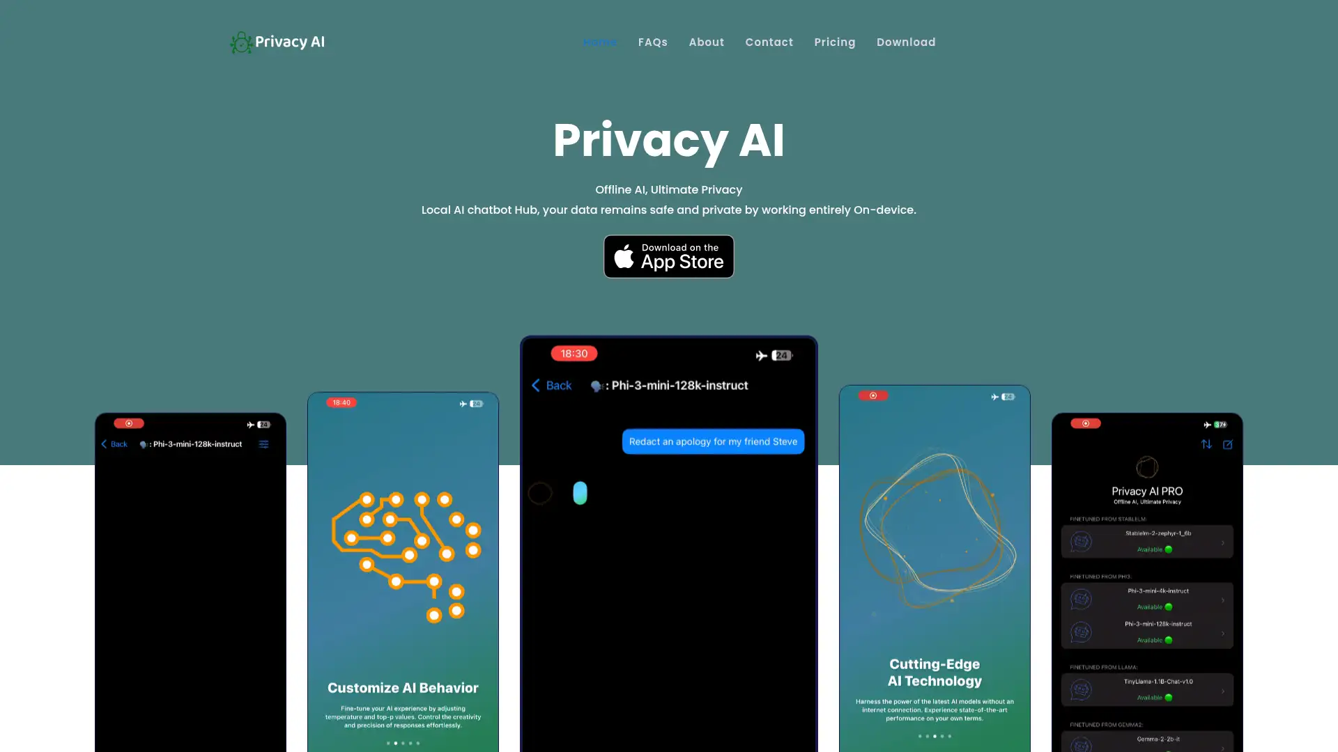 privacyai.app screenshot