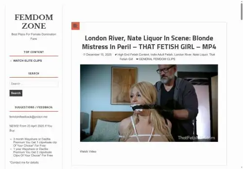 femdom.zone screenshot