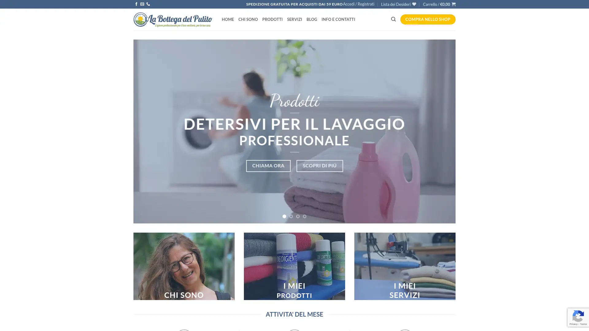 labottegadelpulito.com screenshot