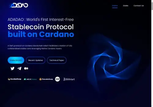 adadao.org screenshot