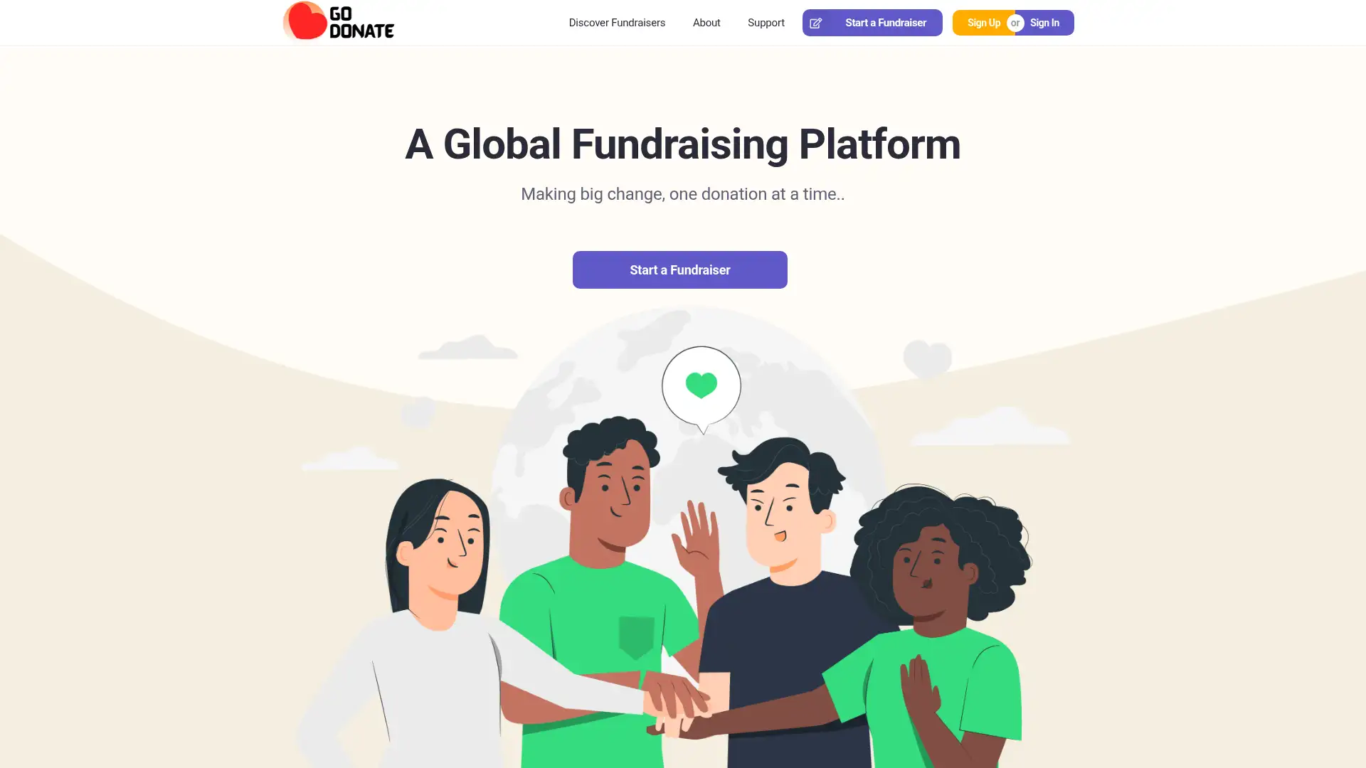 godonate.pro screenshot