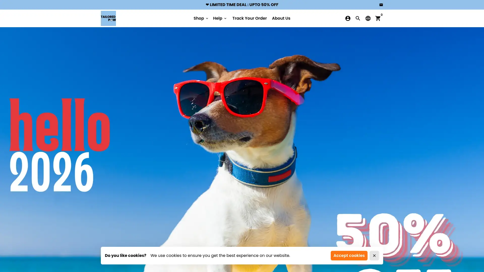 tailoredpaw.com screenshot