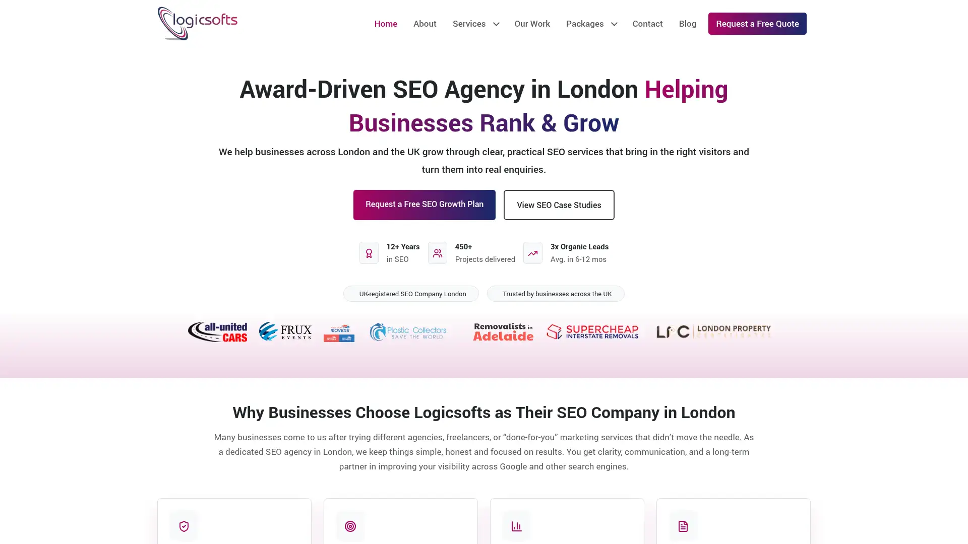 logicsofts.co.uk screenshot